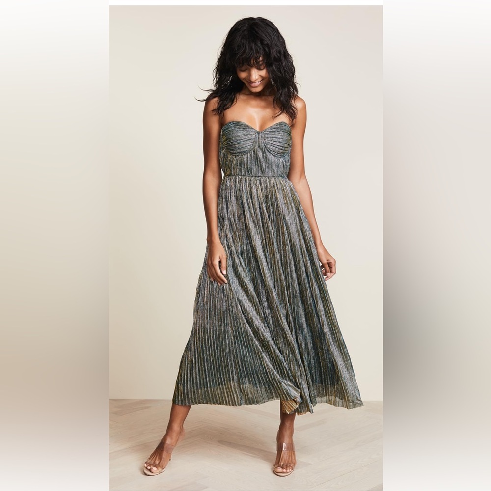 Glamorous Collection Metallic Strapless Dress - NWT, size 10